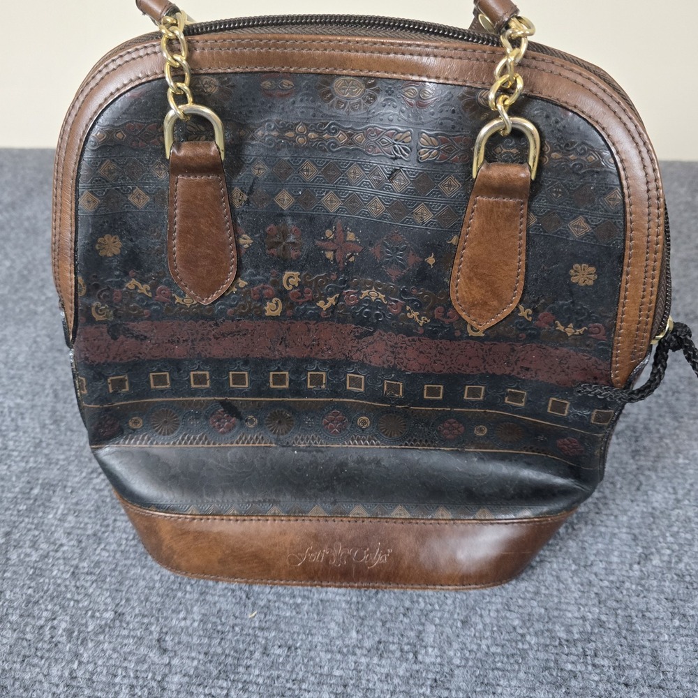 Foti Calja Italian leather handbag